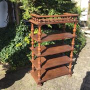 Antikes Holzregal, Wandregal, Regal (Antiquität, Gründerzeit)