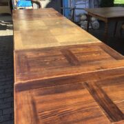 Antiker ausziehbarer Esstisch, Holztisch, Tafel, Tisch (Antiquität, Gründerzeit)