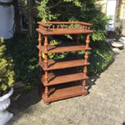 Antikes Holzregal, Wandregal, Regal (Antiquität, Gründerzeit)