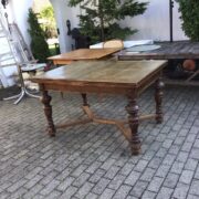 Antiker ausziehbarer Esstisch, Holztisch, Tafel, Tisch (Antiquität, Gründerzeit)