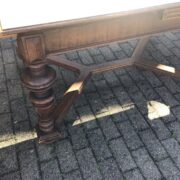 Antiker ausziehbarer Esstisch, Holztisch, Tafel, Tisch (Antiquität, Gründerzeit)