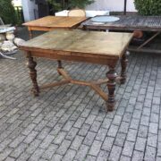Antiker ausziehbarer Esstisch, Holztisch, Tafel, Tisch (Antiquität, Gründerzeit)