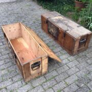 2 Vintage Holzkisten, Aufbewahrung (Shabby)