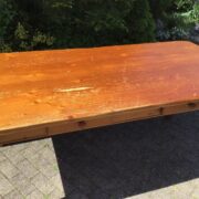 Großer Holztisch, Tisch, Esstisch mit Schubladen