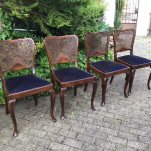4 Stühle, Polsterstühle, Esszimmerstühle (Antiquität, Vintage)