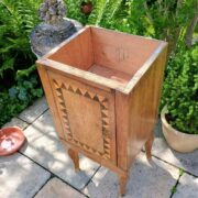 Antiker Nachttisch, Holzschrank, Nachtschrank (Antiquität, Vintage)