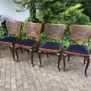 4 Stühle, Polsterstühle, Esszimmerstühle (Antiquität, Vintage)