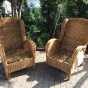 2 Sessel, Rattanmöbel, Wintergarten (Landhausstil)
