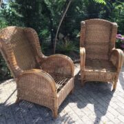 2 Sessel, Rattanmöbel, Wintergarten (Landhausstil)