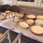 Handbemaltes Geschirr, Keramik, Service (Vintage, Shabby, Landhaus)