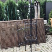 Rankhilfe, Rosenbogen, Pflanzenstütze, Eisengestell