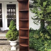 Eckregal, Holzregal, Eckschrank