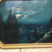 Altes Jesusbild, Heiligenbild, Bilderrahmen (Antik, Vintage)