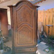 Antiker Garderobenschrank, Kleiderschrank, Schrank, Holzschrank