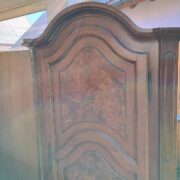 Antiker Garderobenschrank, Kleiderschrank, Schrank, Holzschrank
