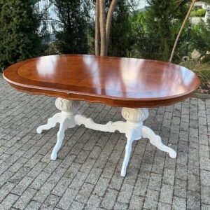 Esstisch ausziehbar, Tisch, Holztisch (Shabby, Landhaus)