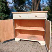 50er Jahre Küchenschrank, Holzschrank, Sideboard, Schrank (Vintage, Shabby)