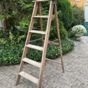 Holzleiter, Leiter, Dekoration (Shabby-chic, Landhausstil)