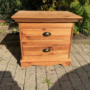 Nachttisch, Kiefer, Holzschrank, kleine Schubladenkommode