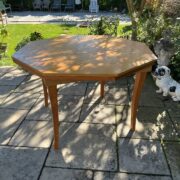 Achteckiger klappbarer Pokertisch, Esstisch, Spieletisch (Vintage)