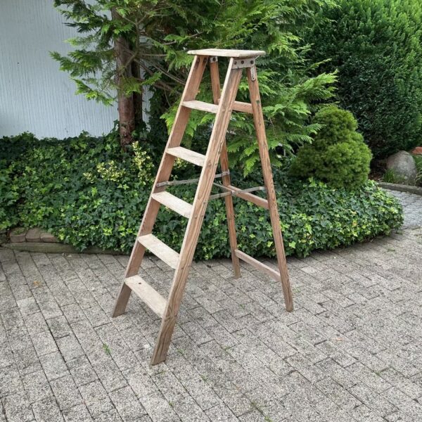 Holzleiter, Leiter, Dekoration (Shabby-chic, Landhausstil)