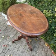 Ovaler Tisch, antiker Holztisch mit Patina, Esstisch (Antiquität)