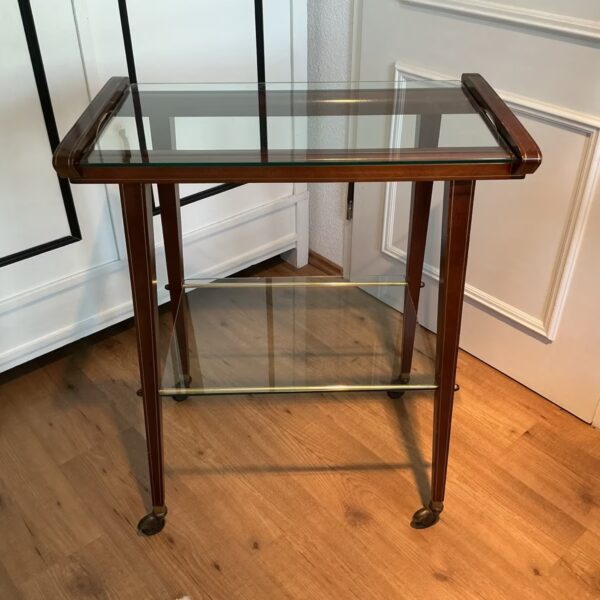 Italienischer Designer Servierwagen, Beistelltisch, Mid Century Italienischer Designer Servierwagen, Beistelltisch, Mid Century