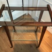 Italienischer Designer Servierwagen, Beistelltisch, Mid Century Italienischer Designer Servierwagen, Beistelltisch, Mid Century