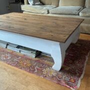 Großer Couchtisch, Holztisch (Landhausstil, Shabby-chic)