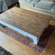 Großer Couchtisch, Holztisch (Landhausstil, Shabby-chic)