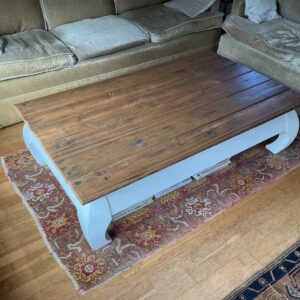 Großer Couchtisch, Holztisch (Landhausstil, Shabby-chic)