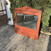 Antiker Spiegel, Holzspiegel (Antiquität, Dekoration) Antiker Spiegel, Holzspiegel (Antiquität, Dekoration)