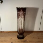 Große Böhmische Kristallvase, Bodenvase, Vase (Antiquität)