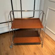 Gerlinol Servierwagen, klappbarer Barwagen, Vintage
