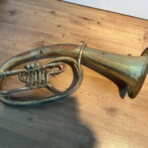 Altes Tenorhorn, Vintage Blechblasinstrument (Weltklang)
