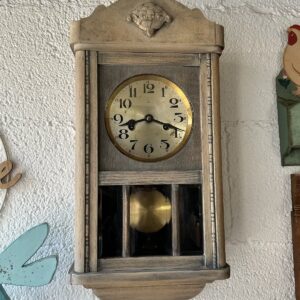 Antike Wanduhr (Antiquität, Gründerzeit, Shabby)