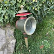 Große Kutscherlampe (Antiquität, Dekoration, Lampe)