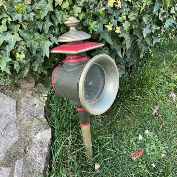 Große Kutscherlampe (Antiquität, Dekoration, Lampe)