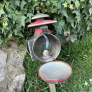 Große Kutscherlampe (Antiquität, Dekoration, Lampe)