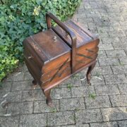 Antiker Nähkasten, Aufbewahrung (Antiquität, Shabby, Vintage)