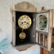 Antike Wanduhr (Antiquität, Gründerzeit, Shabby) Antike Wanduhr (Antiquität, Gründerzeit, Shabby)