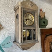 Antike Wanduhr (Antiquität, Gründerzeit, Shabby) Antike Wanduhr (Antiquität, Gründerzeit, Shabby)