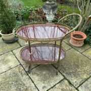 Antiker Servierwagen, Beistelltisch, Tablett (Antiquität, Shabby)