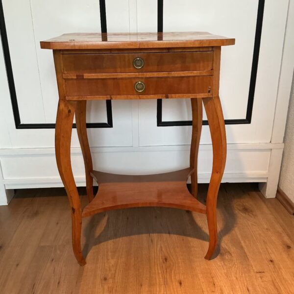 Biedermeier Beistelltisch, Holztisch, Nachttisch (Antiquität)