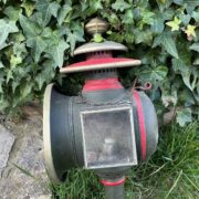 Große Kutscherlampe (Antiquität, Dekoration, Lampe)