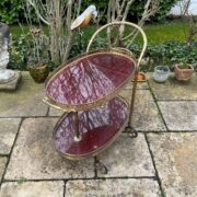 Antiker Servierwagen, Beistelltisch, Tablett (Antiquität, Shabby)