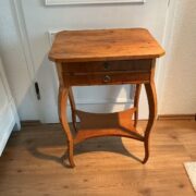 Biedermeier Beistelltisch, Holztisch, Nachttisch (Antiquität)