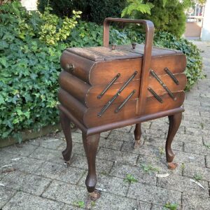 Antiker Nähkasten, Aufbewahrung (Antiquität, Shabby, Vintage)