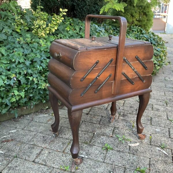 Antiker Nähkasten, Aufbewahrung (Antiquität, Shabby, Vintage)