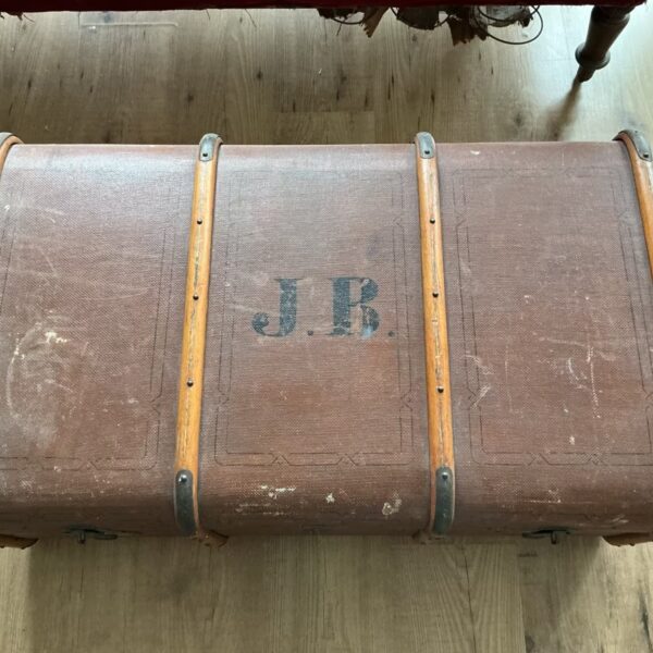 Antiker Überseekoffer, Couchtisch, Koffer (Antiquität, Vintage) Antiker Überseekoffer, Couchtisch, Koffer (Antiquität, Vintage)